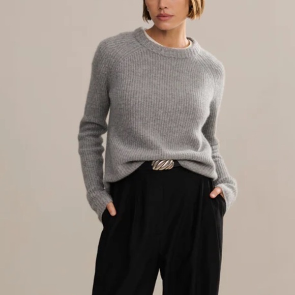 Jenni Kayne Cashmere Fisherman Sweater Small Size - Picture 3 of 9
